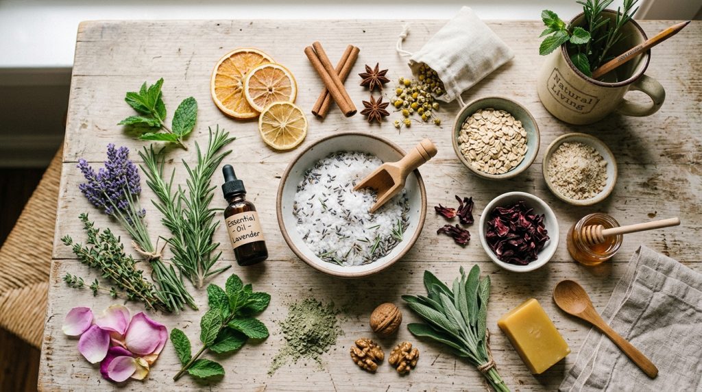 Natural ingredients flat 202604010216