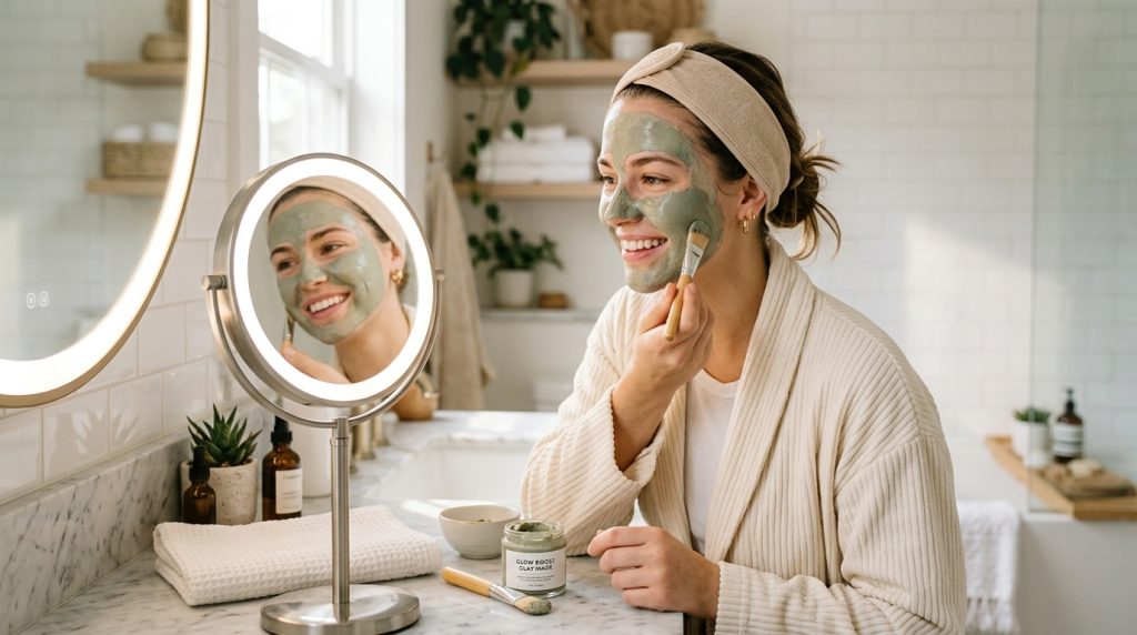 Woman applying face 202604010213